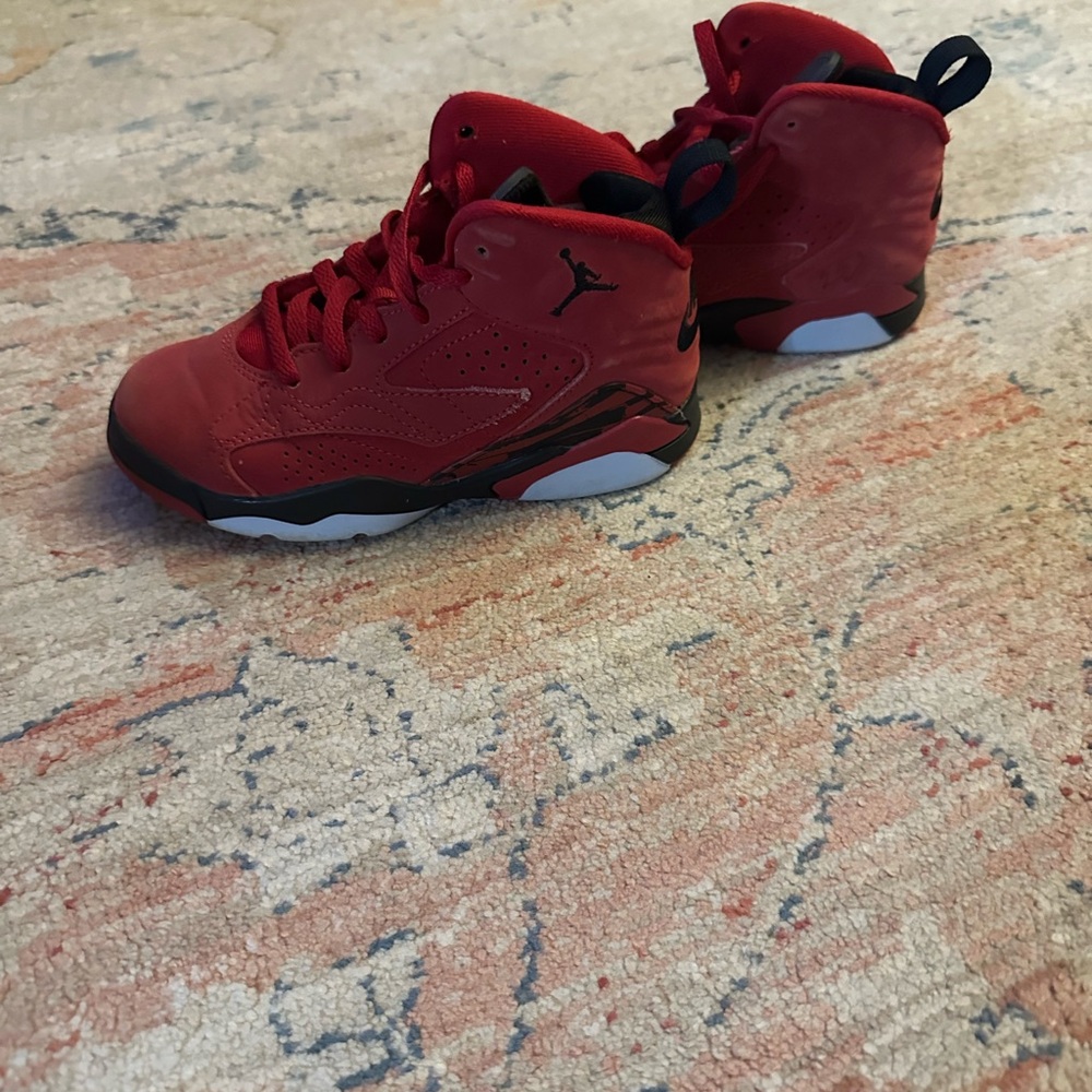 Jordan Red and Black Sneakers Premium Design